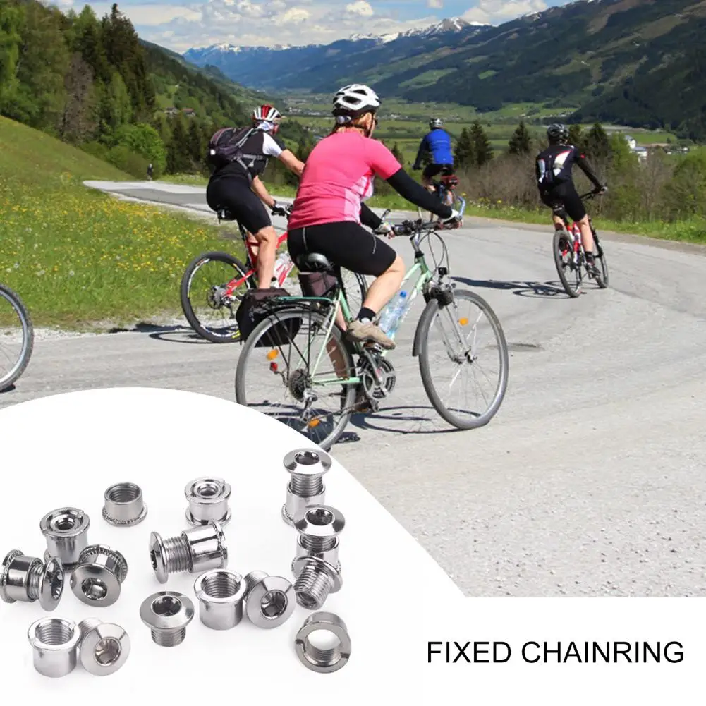 Wear-resistant Silver Bicycle Chainring Bolt Screw for Road Mountain Bike |