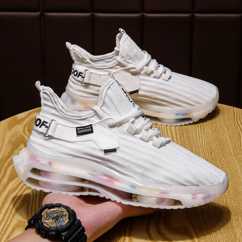 Новинка 2021 модные Дышащие Беговые кроссовки нескользящая износостойкая