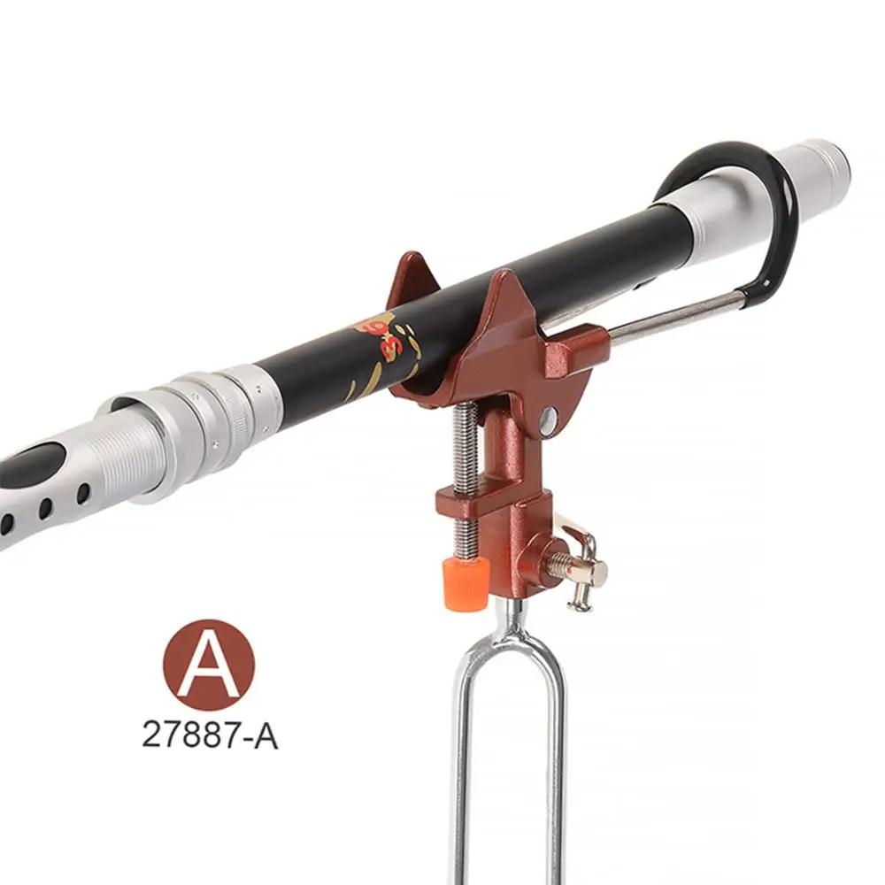 Кронштейн для удочки металлический держатель регулируемая ручка опорная стойка