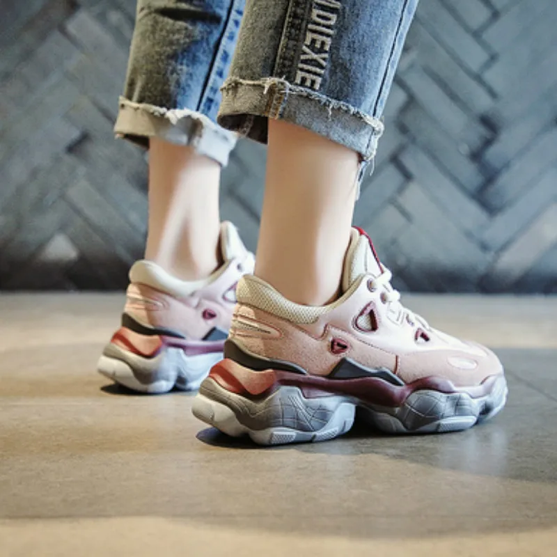 2019 г. новая женская обувь повседневная женские удобные кроссовки на платформе