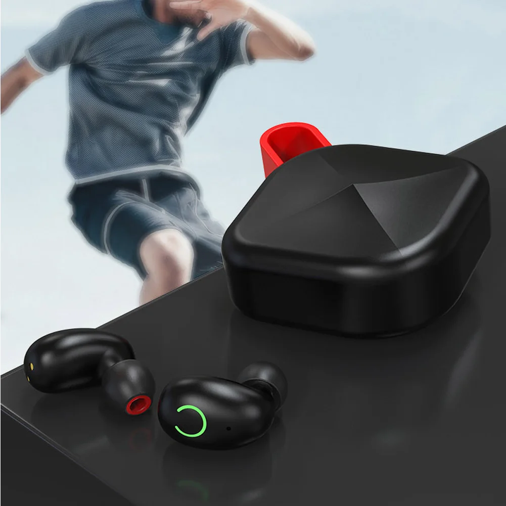 TWS-наушники B6 IPX7 водонепроницаемые с поддержкой Bluetooth 5 0 и временем работы 45 часов