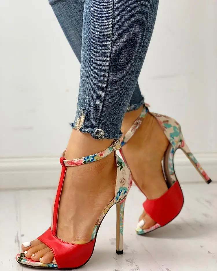 2019 г. Zapatos модные летние пикантные туфли Красного цвета на высоком каблуке 10 см