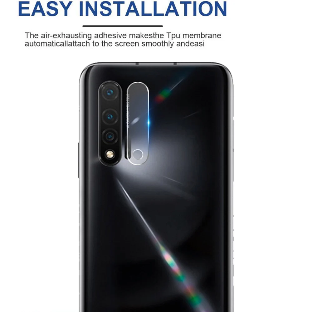 5 Pcs Camera Lens Tempered Glass For Huawei nova 6 4G Protective Screen Protector for 5G | Мобильные телефоны и
