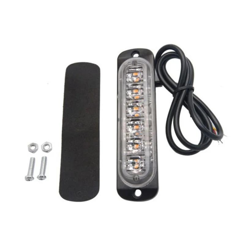 2 шт. светодиодный полицейский светильник с управлением стробоскоп сигнальный 6