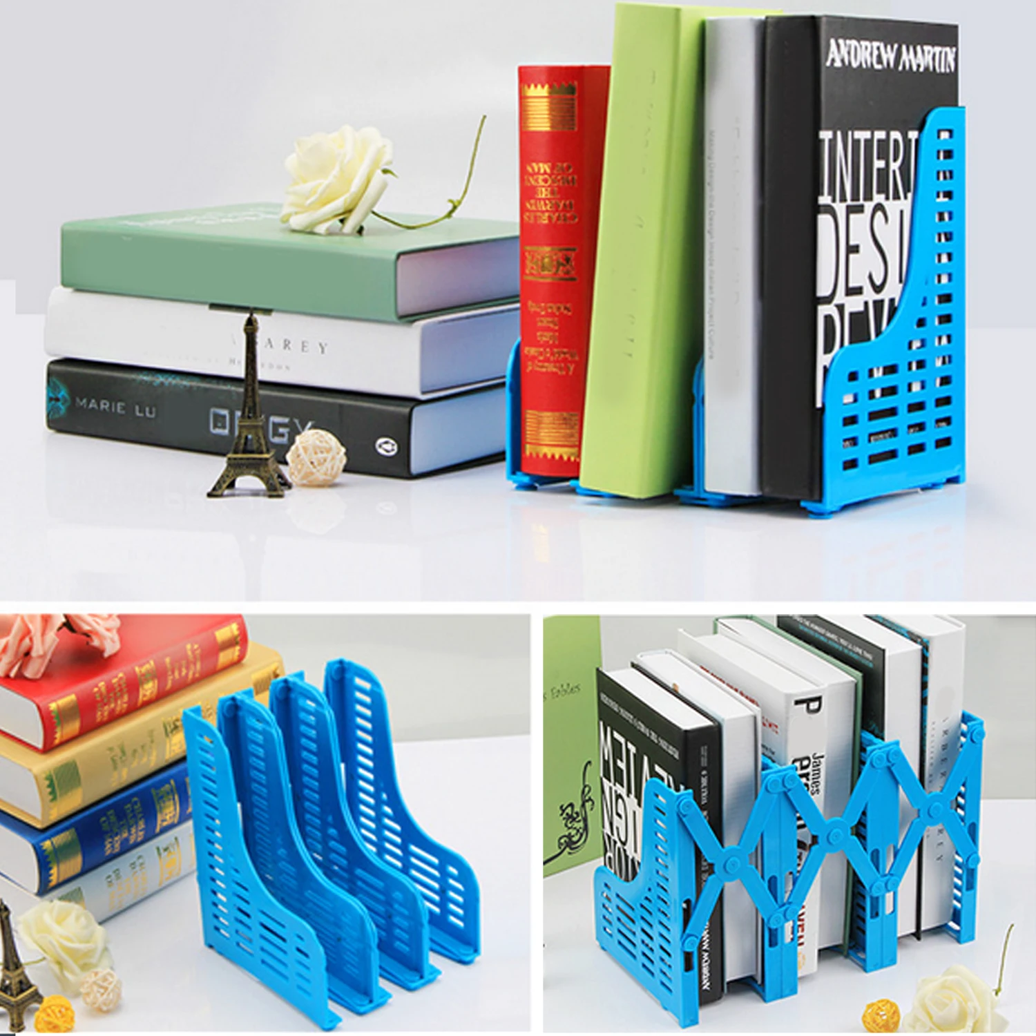 Винтажные подставки для книг с телефонной будкой 2 шт. тяжелые металлические дома