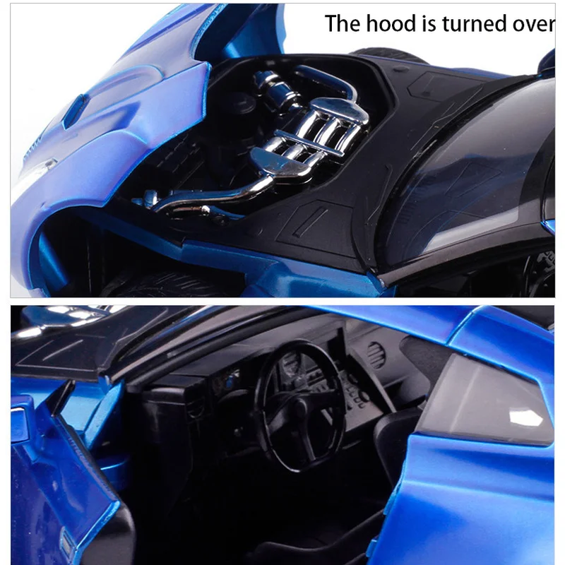 1:24 весы Форсаж литья под давлением бен Sopra GT R35 Модель автомобиля игрушки