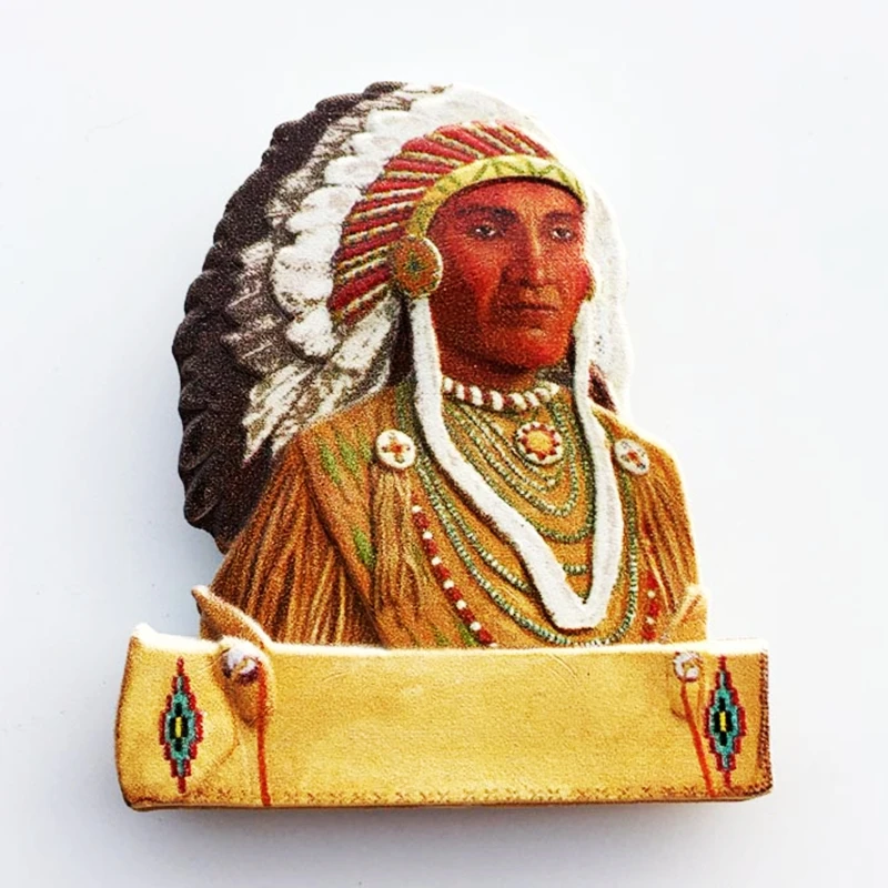 

New Hand-painted Indian 3D Fridge Magnet Travel Souvenir Refrigerator Magnetic Stickers Gift