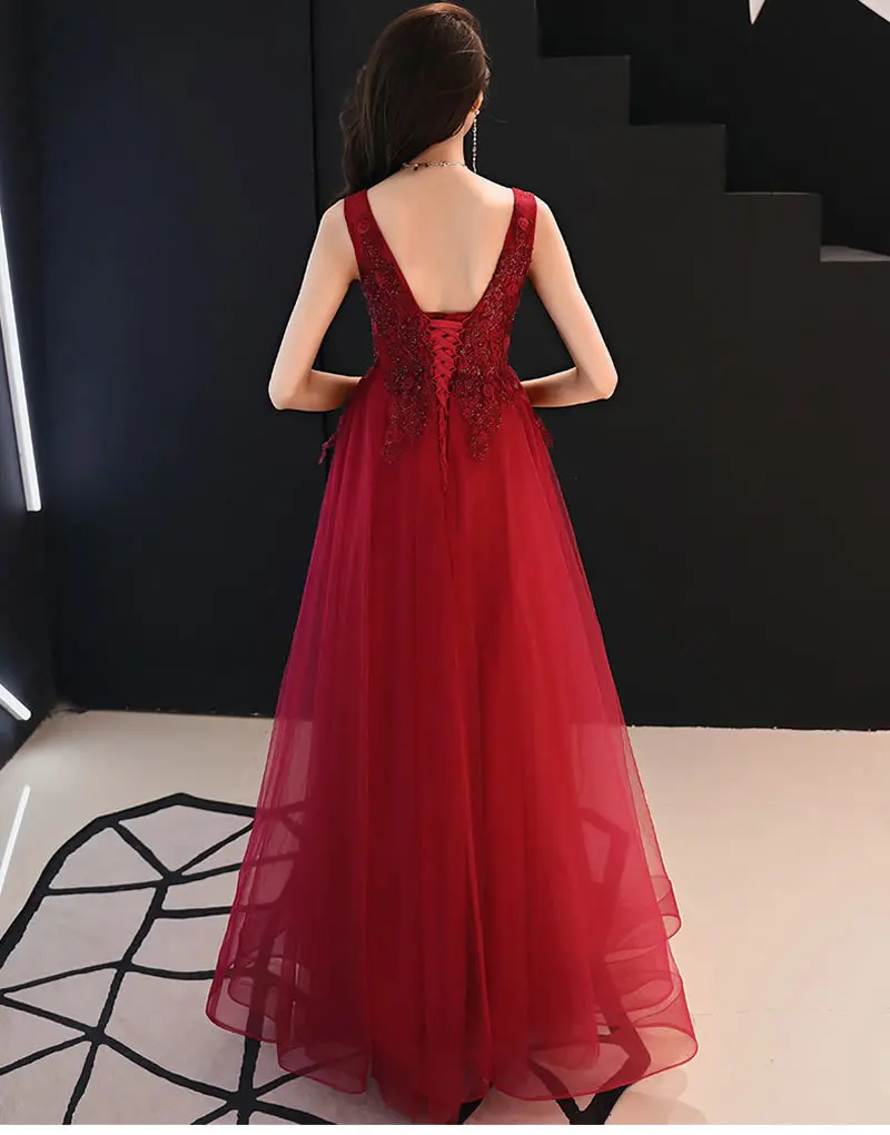 

Chic Beading Maxi Dress Vintage Appliques Evening Party Women Dress Chinese Floral Bridal Long Dress Mesh Robe Longue Femme Ete