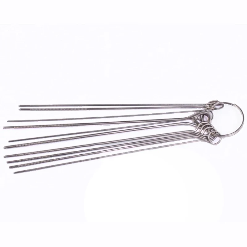 10 видов набор игл из нержавеющей стали PCB электронная схема через отверстие иглы