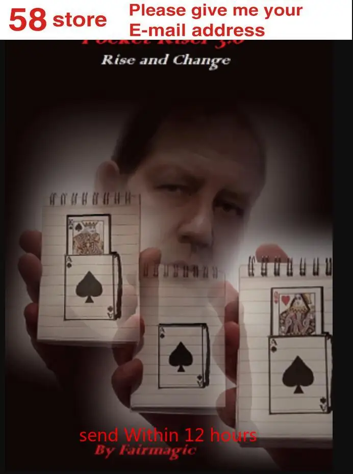 

Pocket Riser 3.0 Rise and Change, magic tricks (no props)