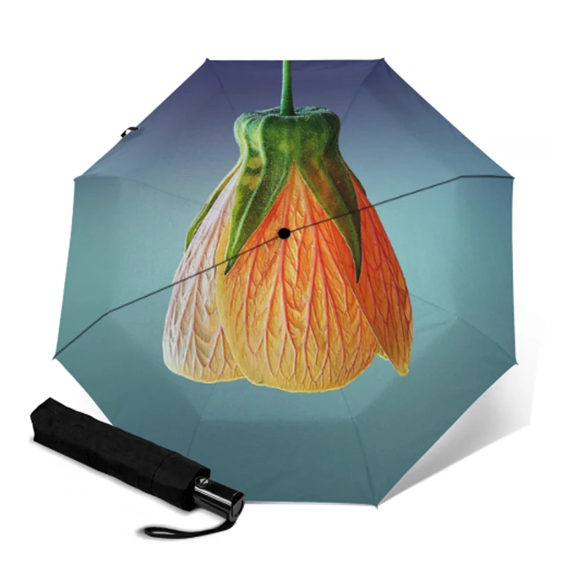 Полностью Автоматический Портативный Складной Дождливый зонт Женские
