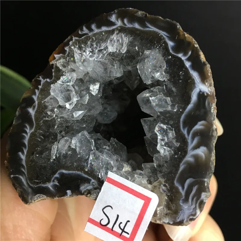 

Natural Stone Agate Geode Crystal Cluster Beautiful Home Decor