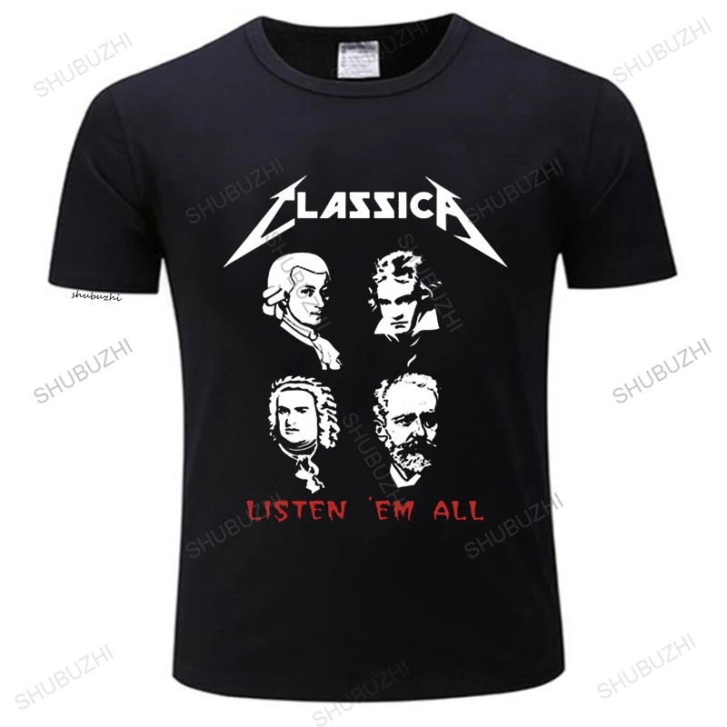 

Classical Funny Rock tshirt Parody Listen Me All Composer Bach-Mozart-Beethoven Musician Best Gift Comfortable T Shirt