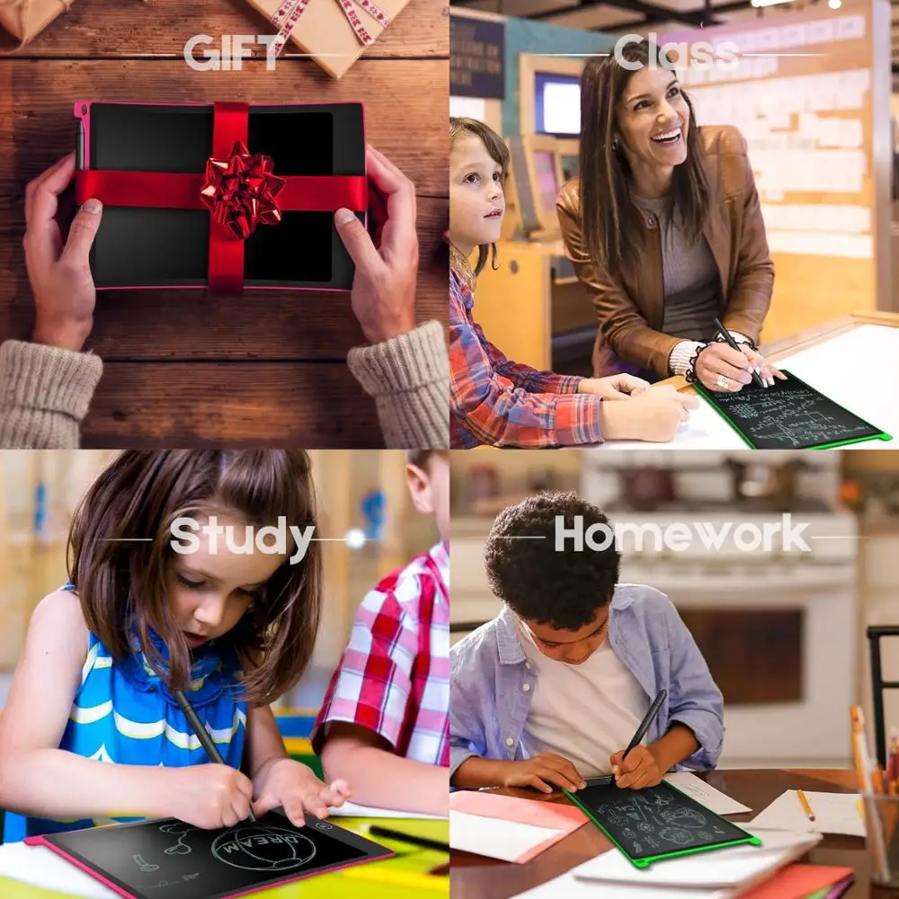 6.5/8.5/10/12 Inch LCD Writing Tablet Digital Graphic Tablets Electronic Handwriting Drawing Tableta Magic Pad Board for Kid | Канцтовары