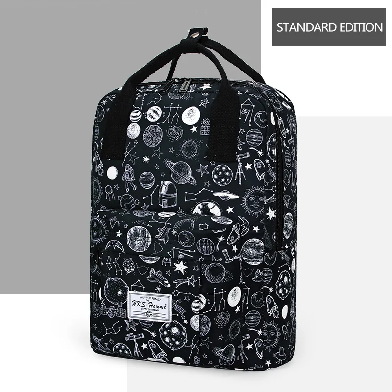 Standard 9021-47 Женский рюкзак, женские рюкзаки, школьная сумка для девочек, модный рюкзак, водонепроницаемая холщовая дорожная сумка для ноутбука 14 15,6 дюймов - Цвет: Standard 9021-47