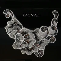 diy fashion flower lace appliques patches for clothing embroidery lace patches for bags decorative parches applique