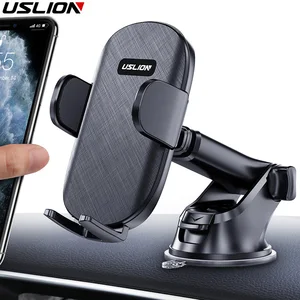uslion car phone holder universal smartphone car mount holder 360 degrees adjustable mounting suction cup holder for iphone mi free global shipping
