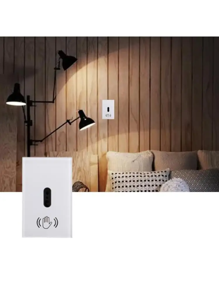 

US/UK/EU Infrared Human Body Sensor Wall Light Switch Smart Induction Switch N84C