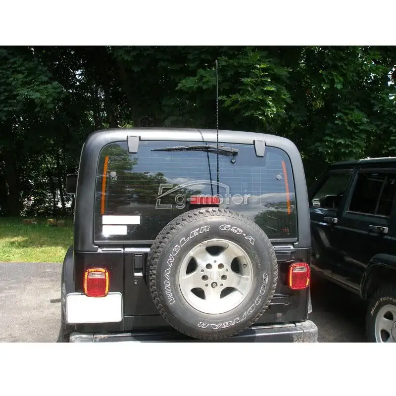 1x Крепление для антенны CB черная твердая сталь подходит Jeep Wrangler JK Rubicon 2007 2016|cb antenna