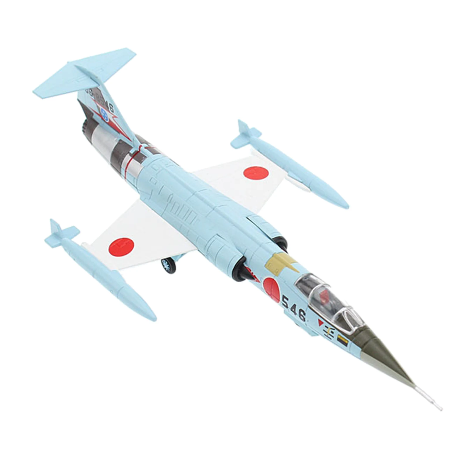 

1/100 F-104J Starfighter JASDF Japan Air Force Alloy Plane Collectibles, 6.5 "x 7" X 2.4 "