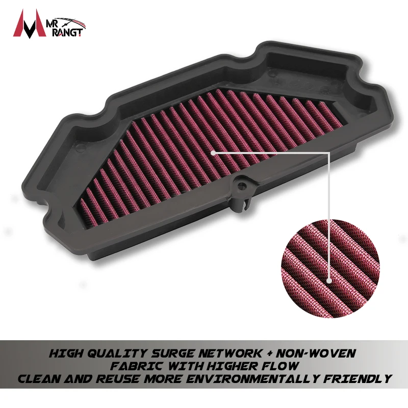 

Motorcycle Air Cleaner Filter Element For Kawasaki ER6N ER6F ER650 EX650 Ninja 650 ABS 2012 2013 2014 2015 2016 2017 2018