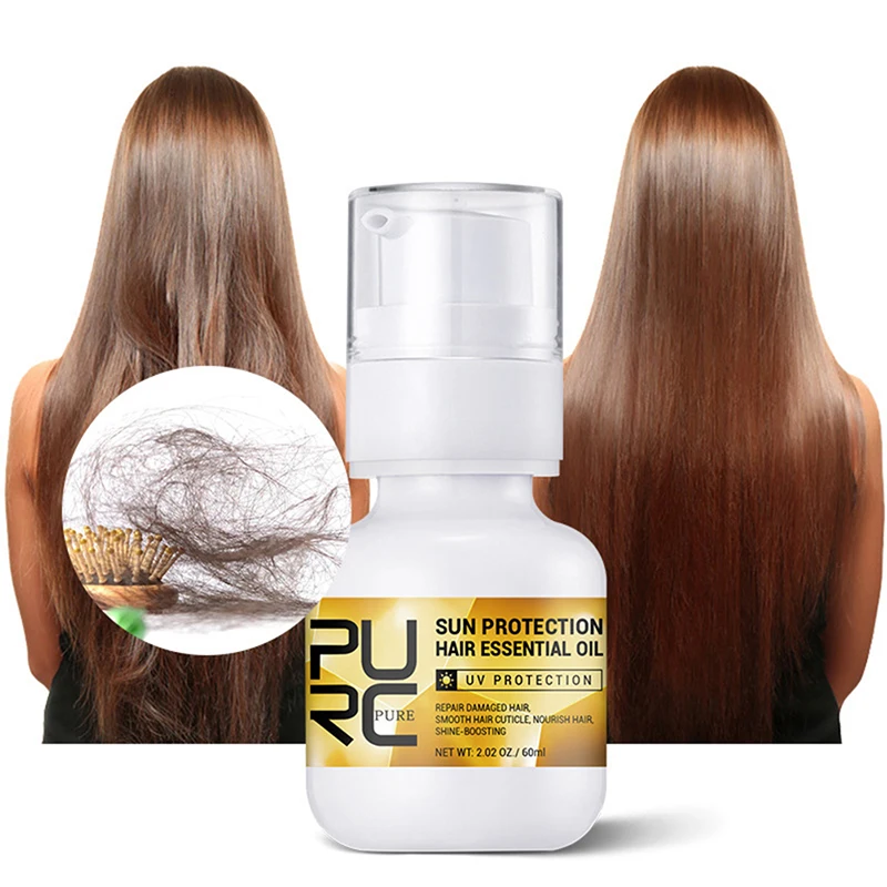 

Hyaluronic Acid Hair Oil Smoothing Prevent UV Damage Repair Frizz Dry Straightening Scalp Treatment Hair Care 60ml Hair Care 1PC