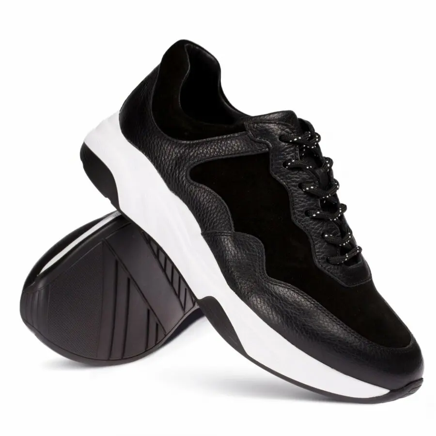 

Sneakers Men Deery, Genuine Suede Black Special Edition Men'S Sneaker
