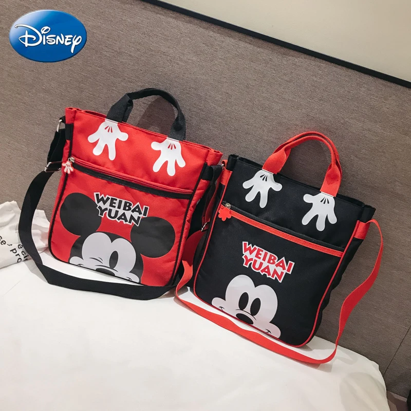 2019 Детская сумка через плечо с Микки Маусом Оксфорд милая детская для мальчиков и