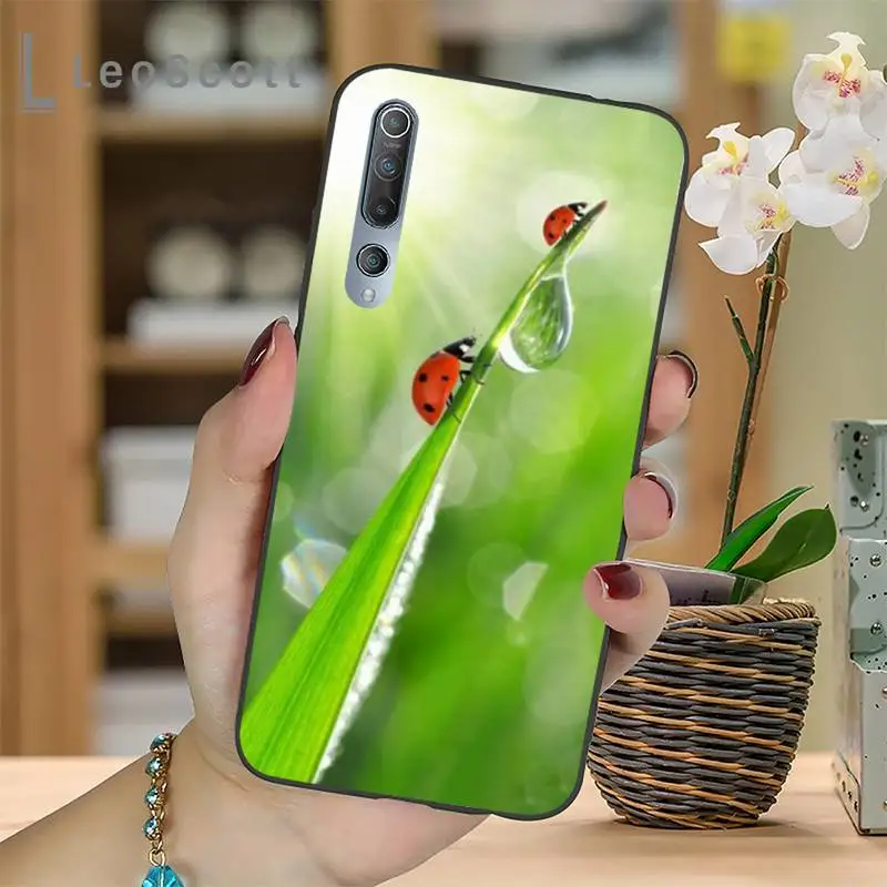 

four leaf ladybug daisy Phone Case For Xiaomi mi Redmi note 7 8t 9 9t 9s 8 10 10t 11 pro lite K20 max 3