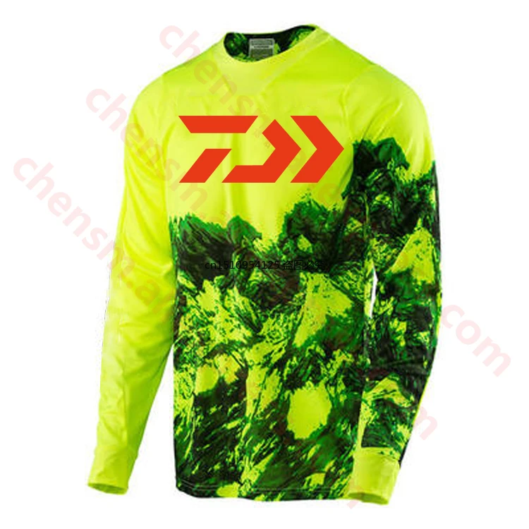 

DAIWA New Style Winter CoolMax Fishing Clothing Long Sleeve Sunscreen Anti-uv Breathable Coat Summer Fishing Shirt Size XS-5XL