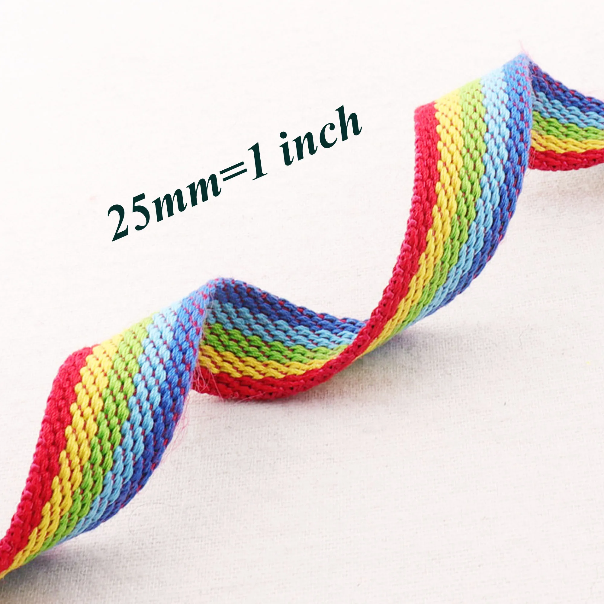 Радужная хлопчатобумажная тесьма тяжелый вес саржевая полоска женский кошелек