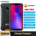 Смартфон DOOGEE S68 Pro защищенный, IP68, 6 + 128 ГБ, NFC, 6300 мА ч, 12 В, 2 А, 5,9 дюйма