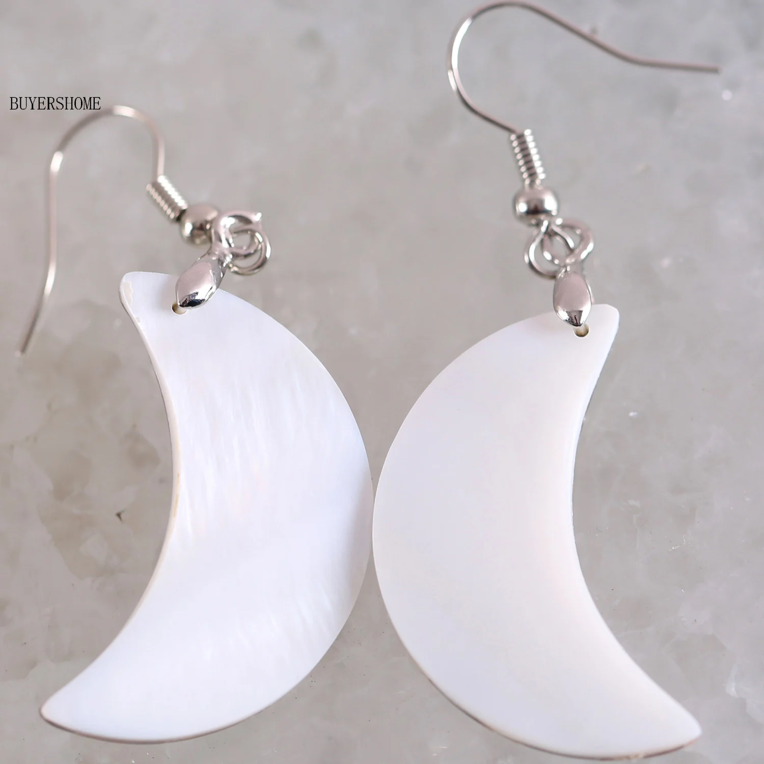 Женские Ювелирные украшения висячие серьги в виде Луны из натурального голубого