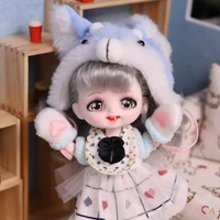 dream fairy 18 bjd animal style 16cm ball jointed doll including clothes shoes cute makeup diy toys pocket doll for girls