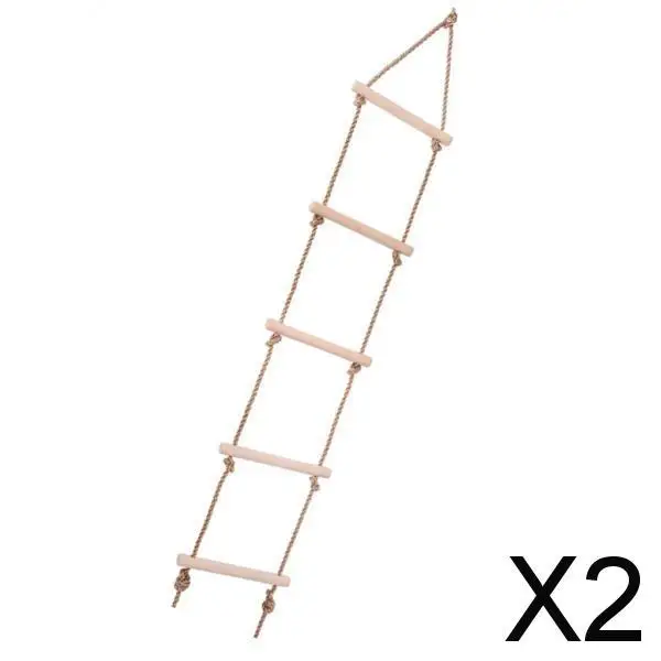 

2xRope Climbing Ladder Playhouse Ladder Toy Role Game Play Accs for Kids