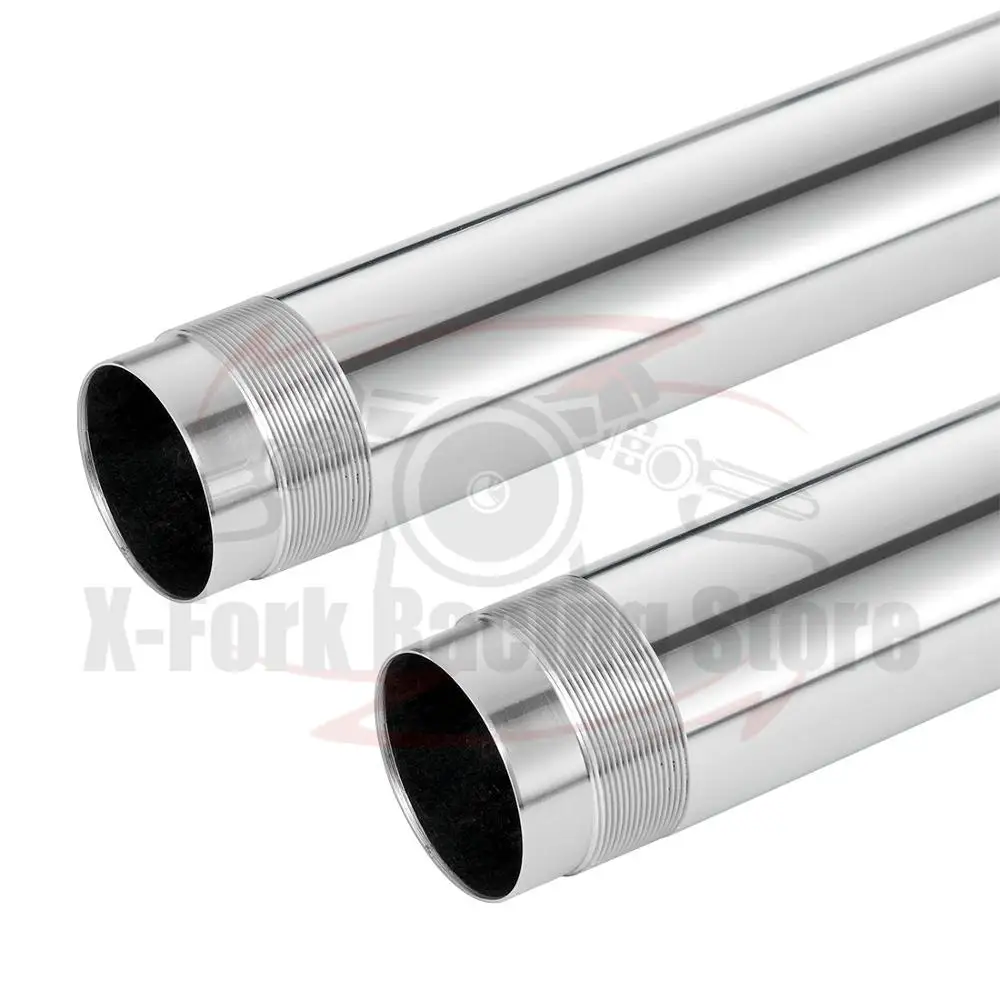 Трубы передней вилки трубы внутренней серебряная пара для YAMAHA XP500 T-MAX530 2015-2016