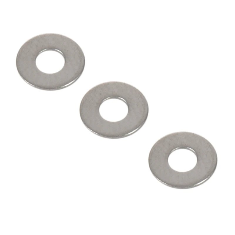 Плоские шайбы из нержавеющей стали подходящие для метрических болтов и винтов M2 2