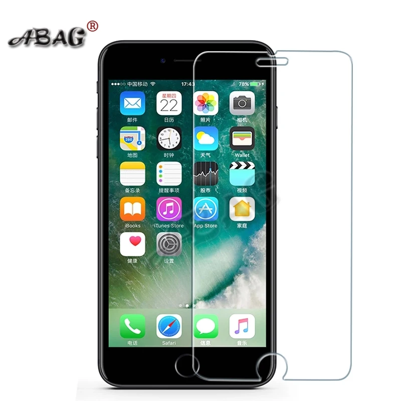Защитное закаленное стекло для iphone XS max XR 7 8 x Защитная пленка 6S 6 plus|Защитные