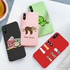 Чехол для Xiaomi Redmi 9A, мягкий силиконовый бампер, ТПУ, задняя крышка для телефона Redmi 9A, 9 A, оболочка, Капа ярких цветов, милый мультяшный Ленивец