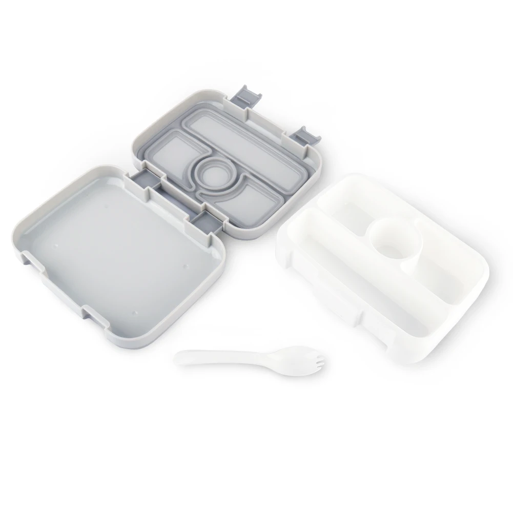 BPA Free Lunch Box For Kids With Compartment Microwavable Cartoon Bento Leakproof Food Container Lunchbox Picnic School | Дом и сад