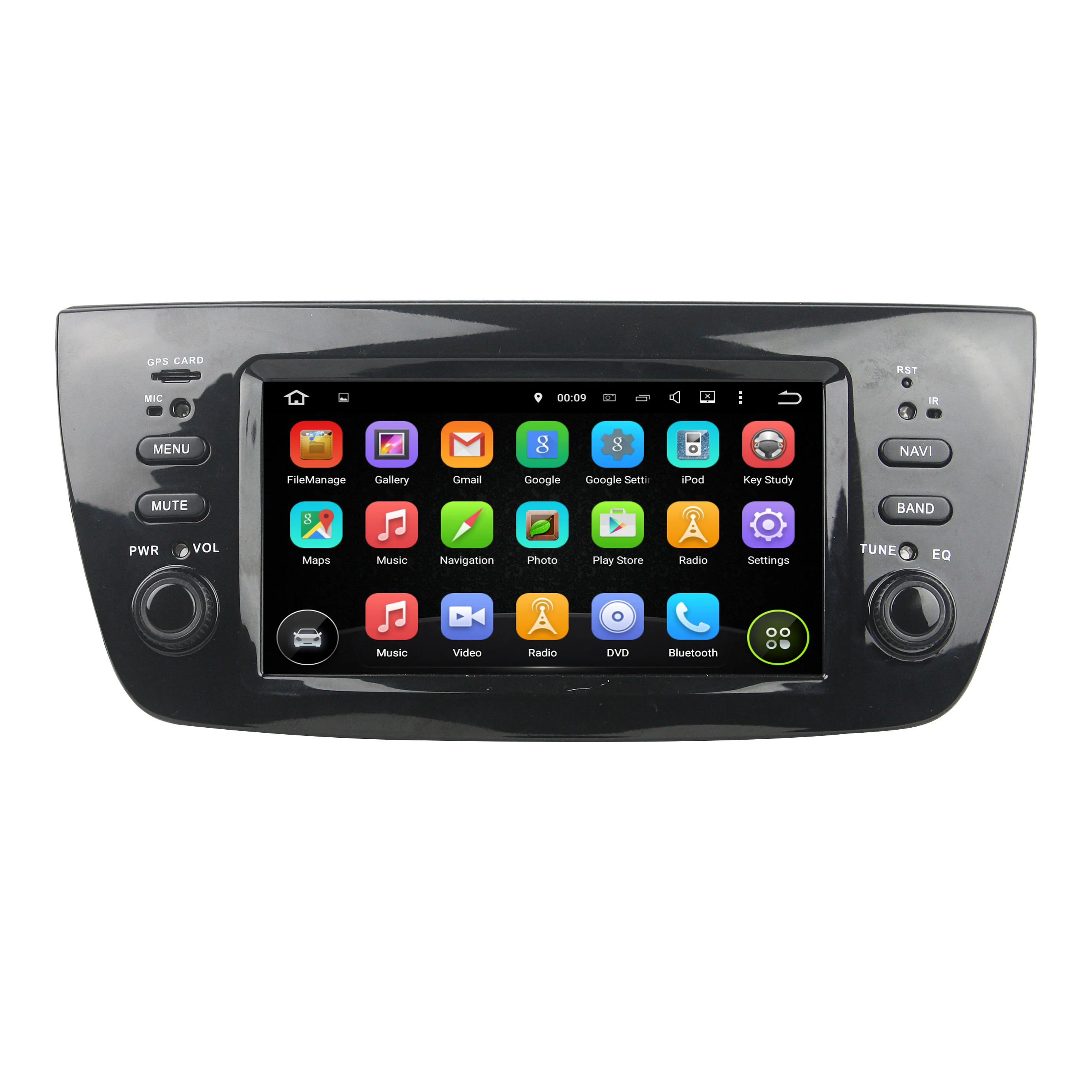 Автомобильный DVD-плеер PX6 6 1 дюймов Android 9 0 для FIAT DOBLO 2010-2014 автомобильный