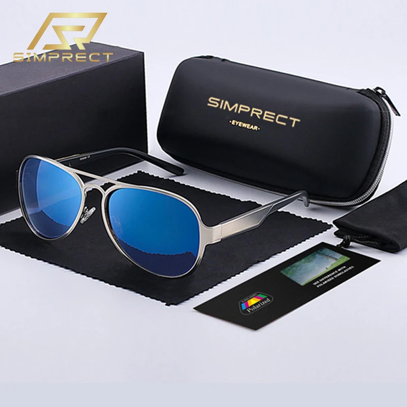 Мужские и женские поляризационные солнцезащитные очки SIMPRECT модель 2021 года