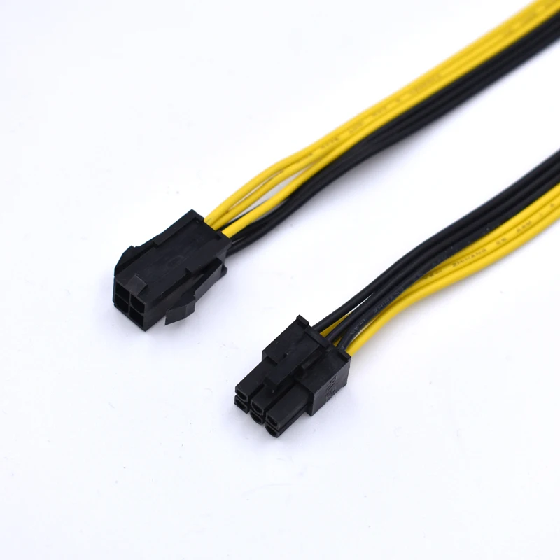 10 шт./лот высокое качество 18AWG ATX CPU 4PIN к GPU PCI E 6pin адаптер кабель питания|pci-e 6pin|6pin power