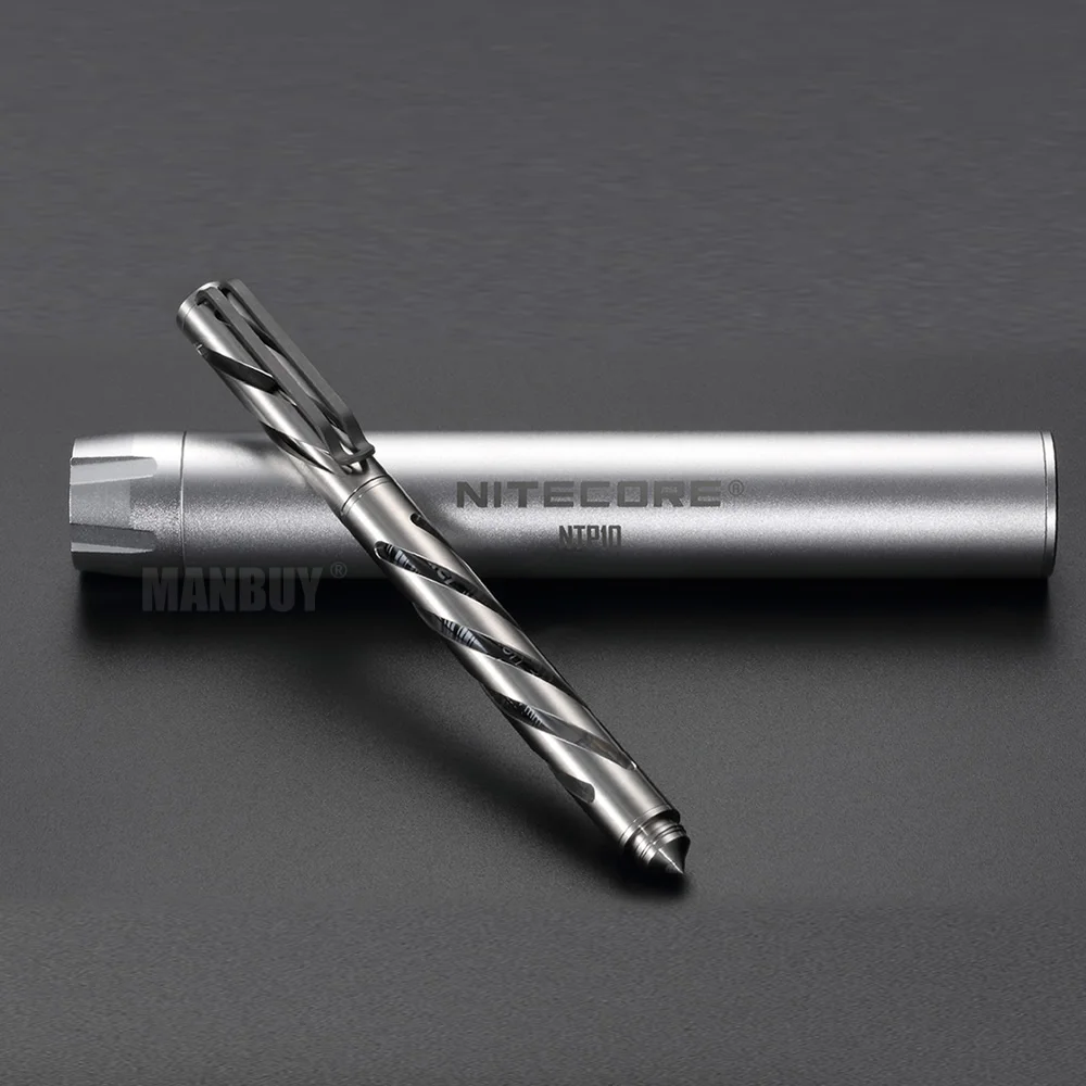 NITECORE NTP10 Титан тактическая ручка святить вырезать средства ухода за кожей