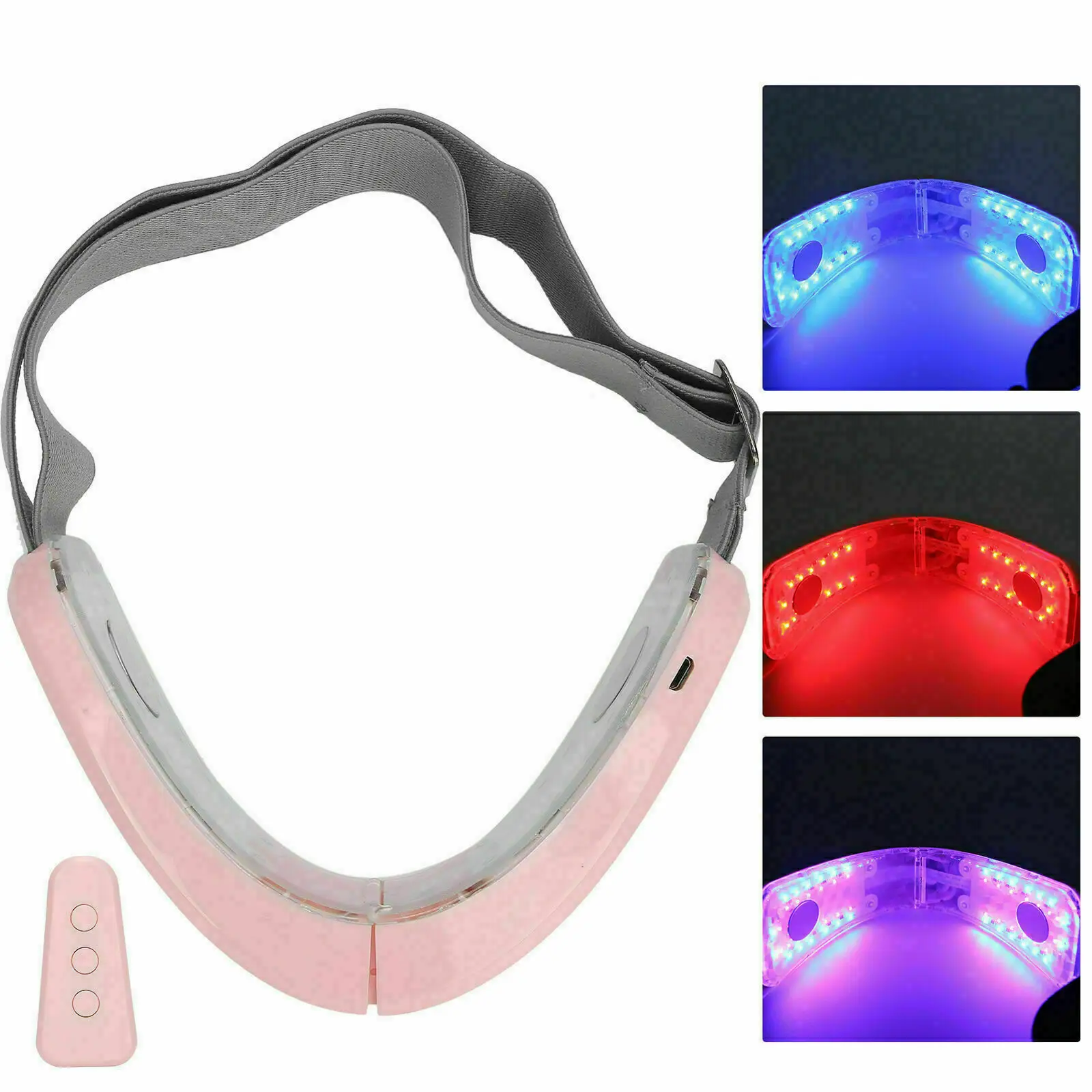 Микро-токовый Электрический пояс для похудения лица пульт дистанционного