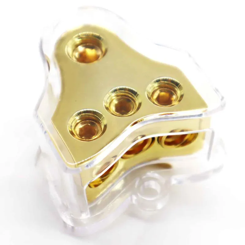 1 шт. автомобильный разветвитель блока питания 1*0(4)GA In 3 * 4GA Out | Автомобили и