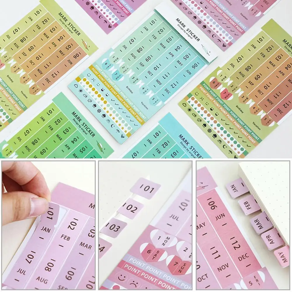 8 листов/Набор DIY Скрапбукинг указатель страниц стикер офисный школьный дневник