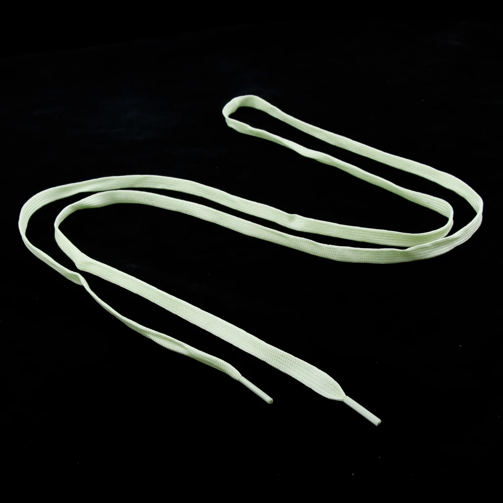 1 пара флуоресцентных вязаных шнурков 180 см для роликовых коньков ботинок