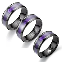 2021 new titanium steel mens rings european and american fashion mens stainless steel couple rings wholesale jewelry