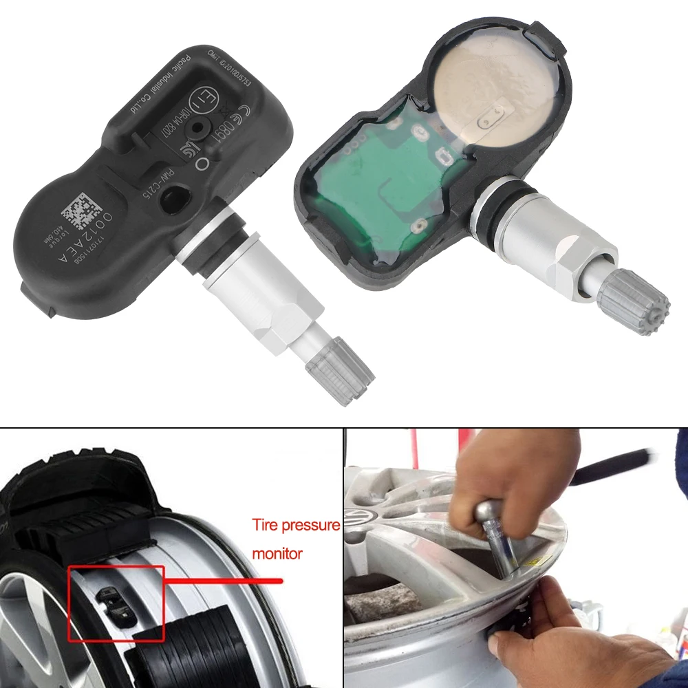 

LEEPEE PMV-C215 1/4pcs Car Tire Pressure Monitor Sensor TPMS FOR Toyota Land Cruiser Prado C-HR Camry 42607-48020